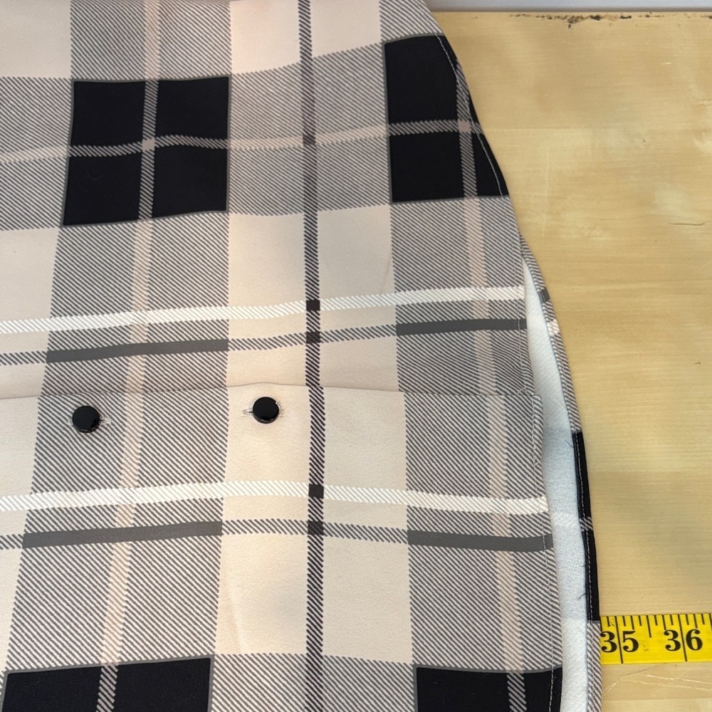 Kate Spade NY Woodland Plaid Griffin Dress with Black Tie - Picture 11 of 11